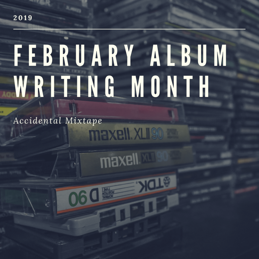 February Album Writing Month Cover Art